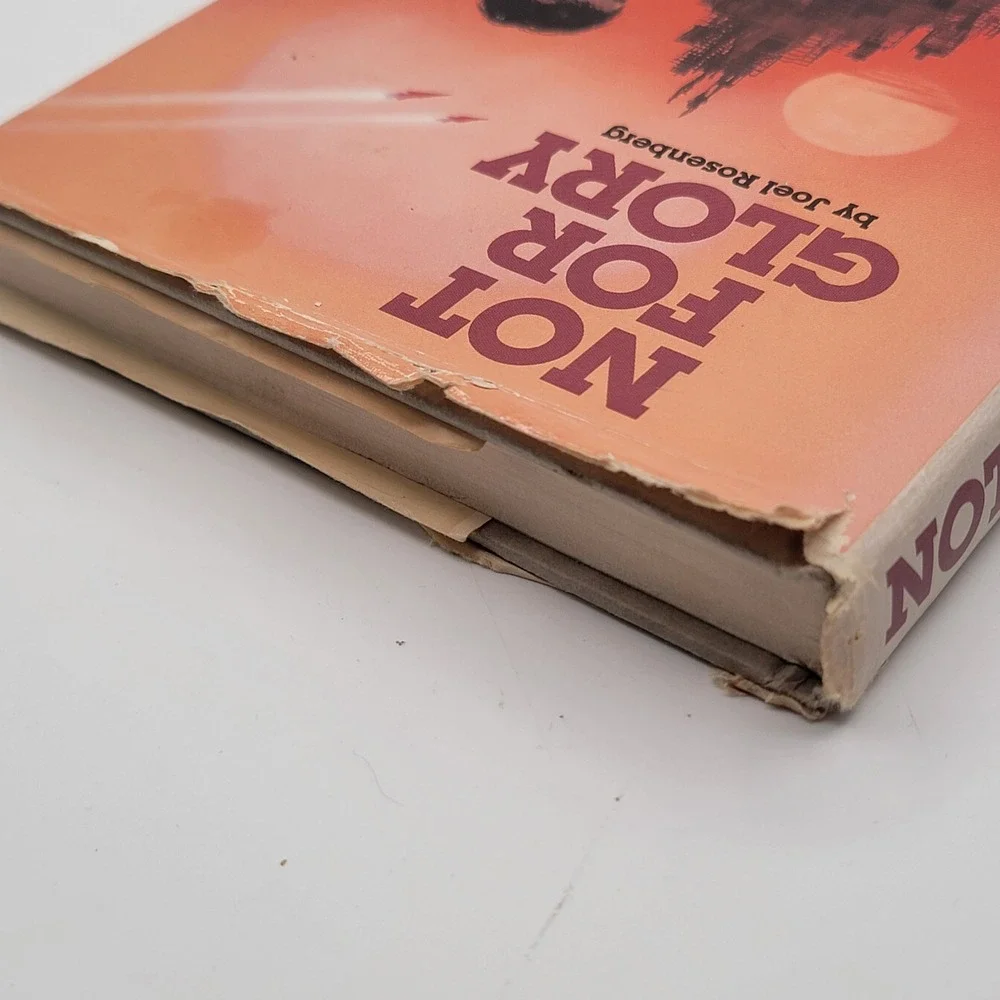 Joel Rosenberg Not For Glory Hardcover Book‎ Club Edition 1988 Sci-Fi Fair